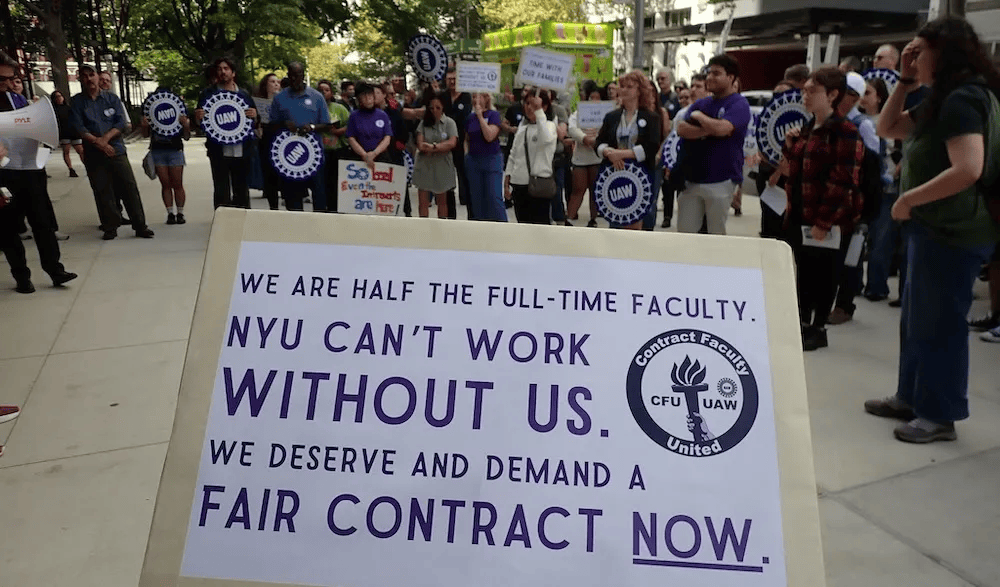 90%教授支援罷工！紐約大學與加州大學陷入談判僵局，學生可能不用上課了？？？