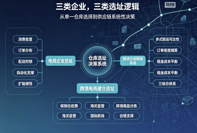 倉庫與物流配送中心選址顧問怎麼選：電商倉儲、配送網路佈局與跨境電商建倉的專業機構選擇指南